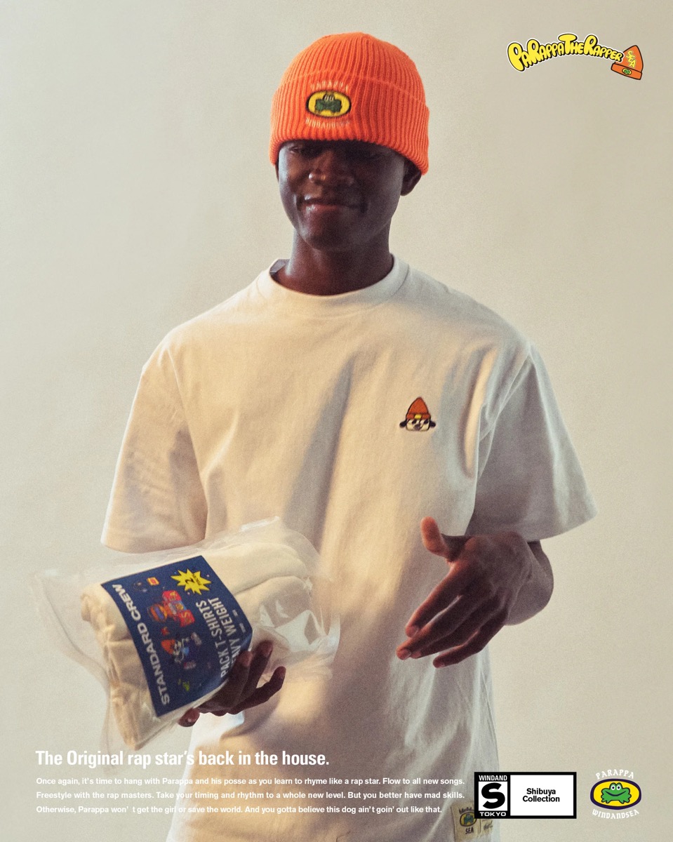 パラッパラッパー x WIND AND SEA 限定コレクションが国内4月25日／4月