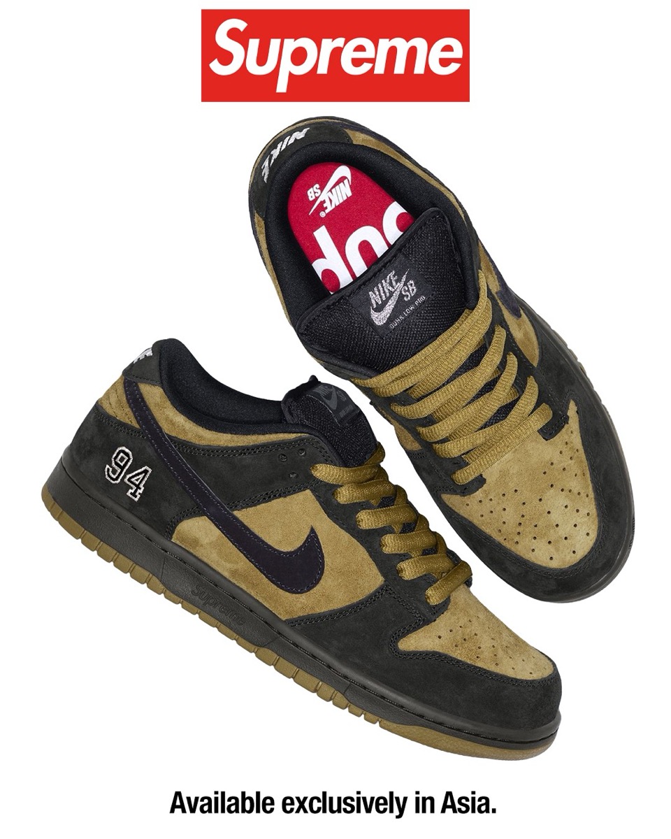 Nike SB x Supreme Dunk Low Pro OG QSの新作が25FW Week2 国内9月6日
