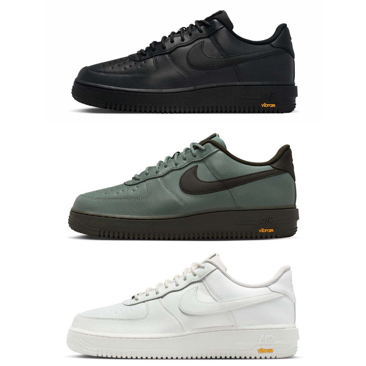 GORE-TEXとVibramソール搭載の Nike Air Force 1 Low GTX Vibram の新