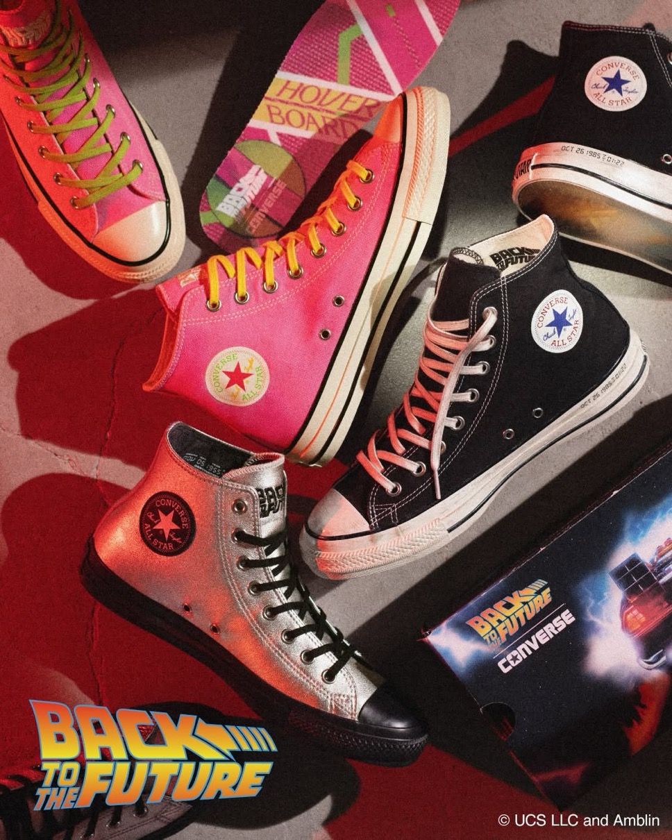 Converse x BACK TO THE FUTURE 40周年記念コラボスニーカーが国内10月