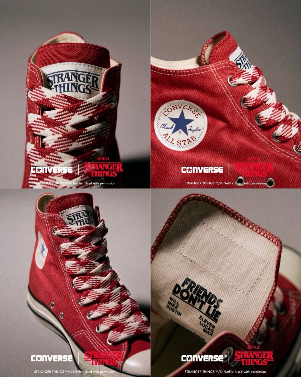 Converse x ストレンジャー・シングス コラボスニーカーが国内11月27日