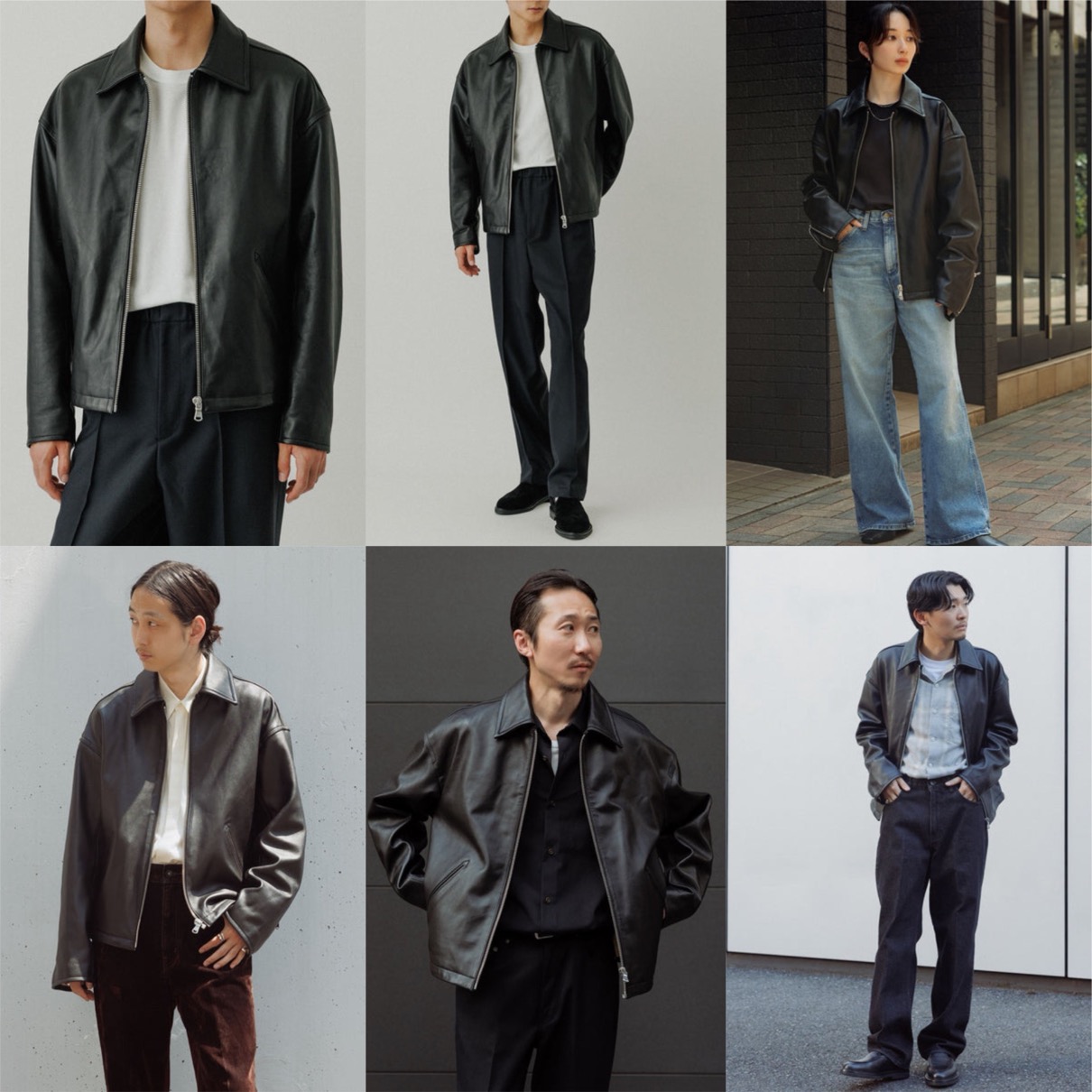 ADAM ET ROPÉ HOMME 25AW ラムレザー ジップアップ ブルゾンが国内発売