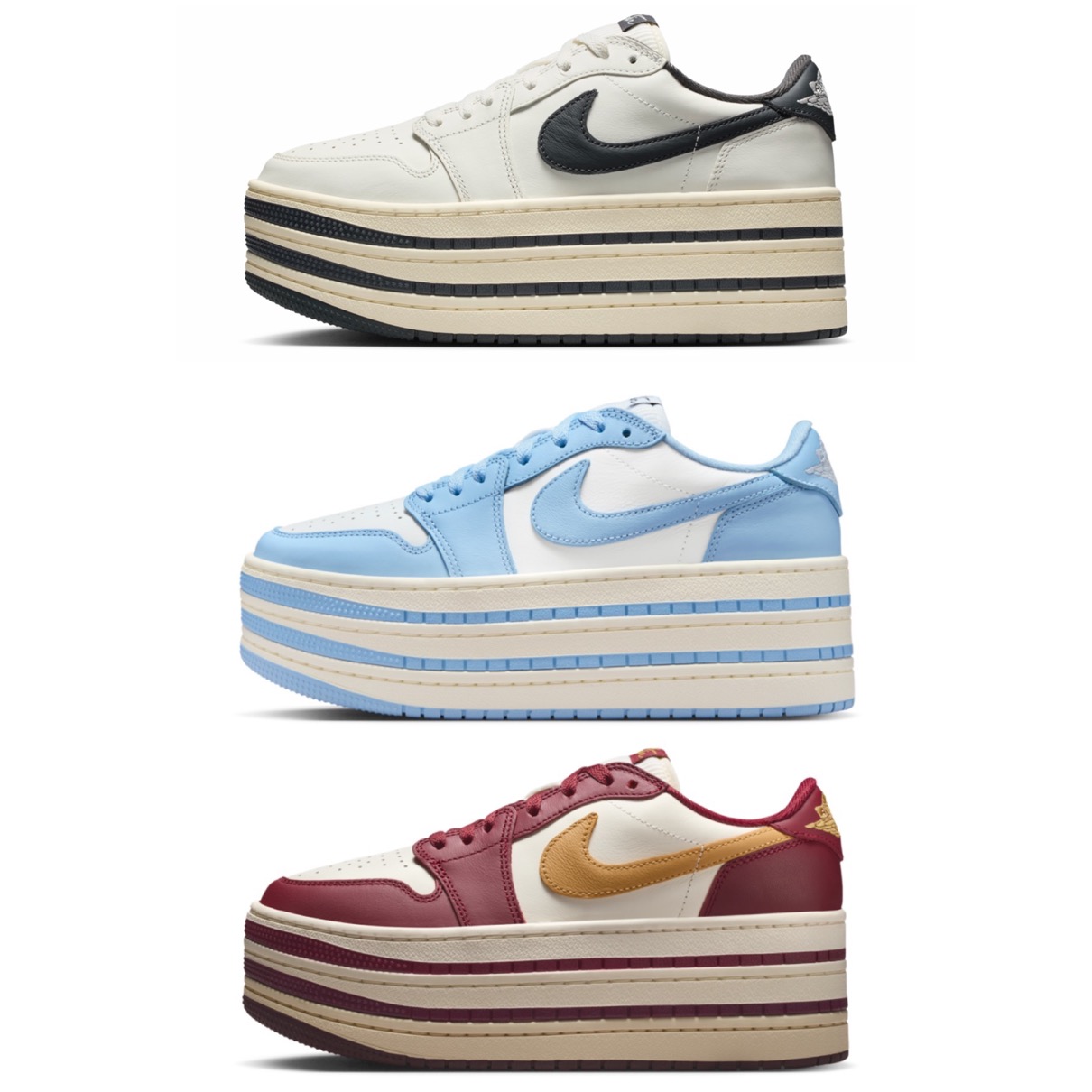 Nike Wmns Air Jordan 1 Triple Stack が国内1月23日より発売［HV8288