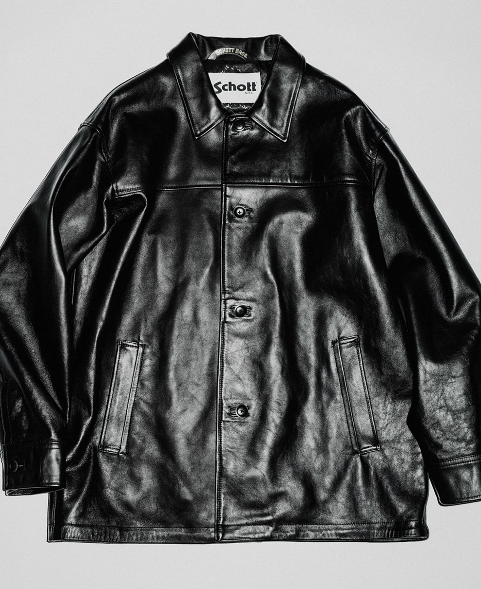 Schott for BEAUTY&YOUTH 別注 レザーカーコートが国内発売開始