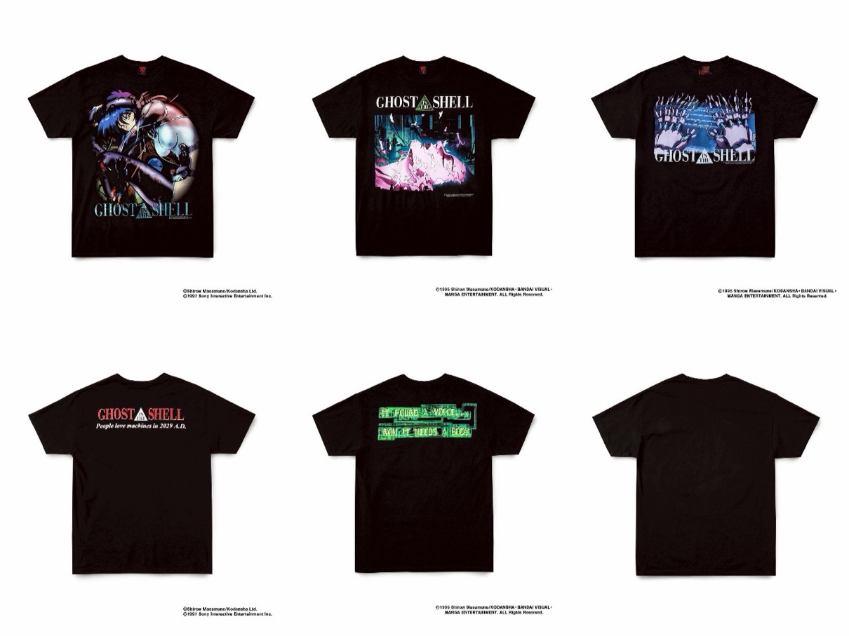 GEEKS RULE x 攻殻機動隊 コラボTシャツが国内1月30日より発売