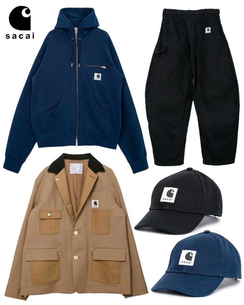 sacai x Carhartt WIP 2026年春夏コラボコレクションが国内2月6日／2月