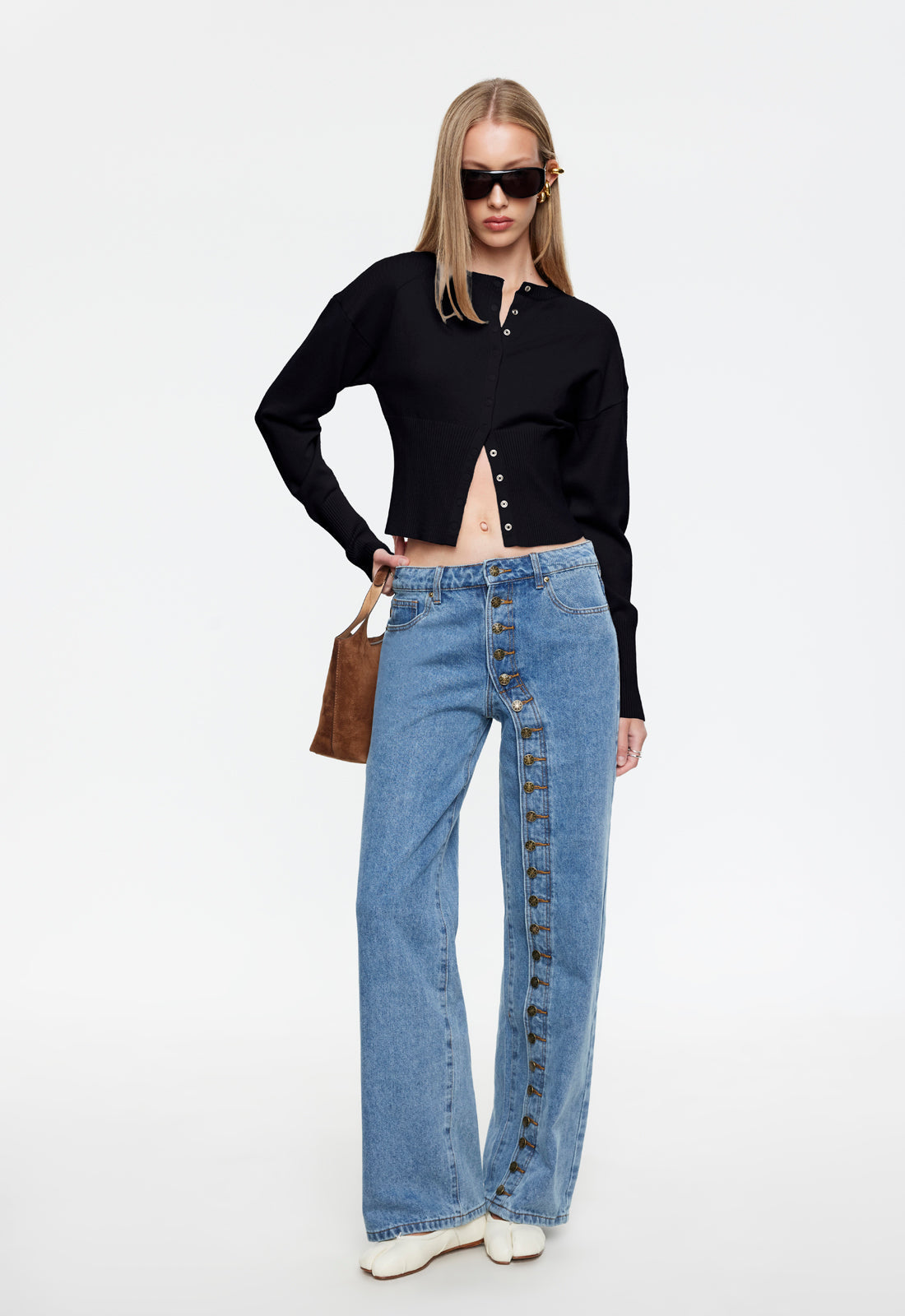 HEAD IN THE CLOUDS CARDIGAN - ONYX – LIONESS FASHION USA