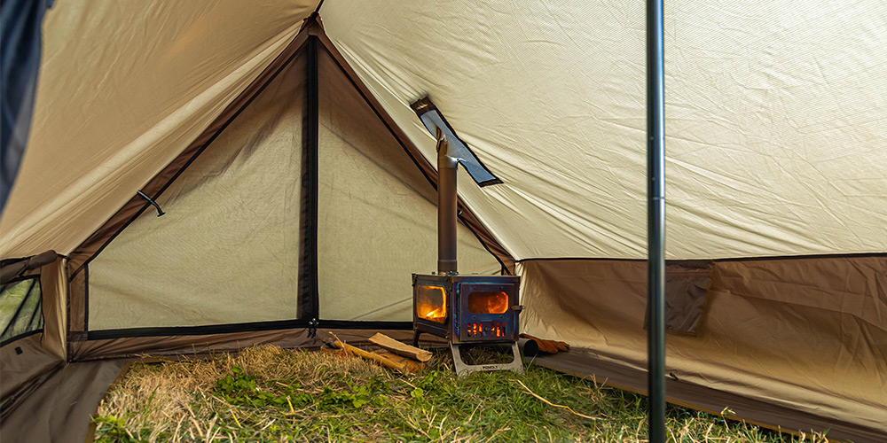 CHALET 70 ロッジ型テント | ソロキャンプテント | POMOLY