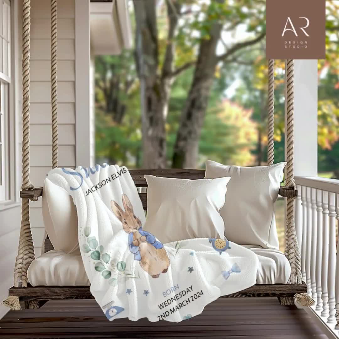 くまのプーさんベビーブランケット - パーソナライズされたディズニー