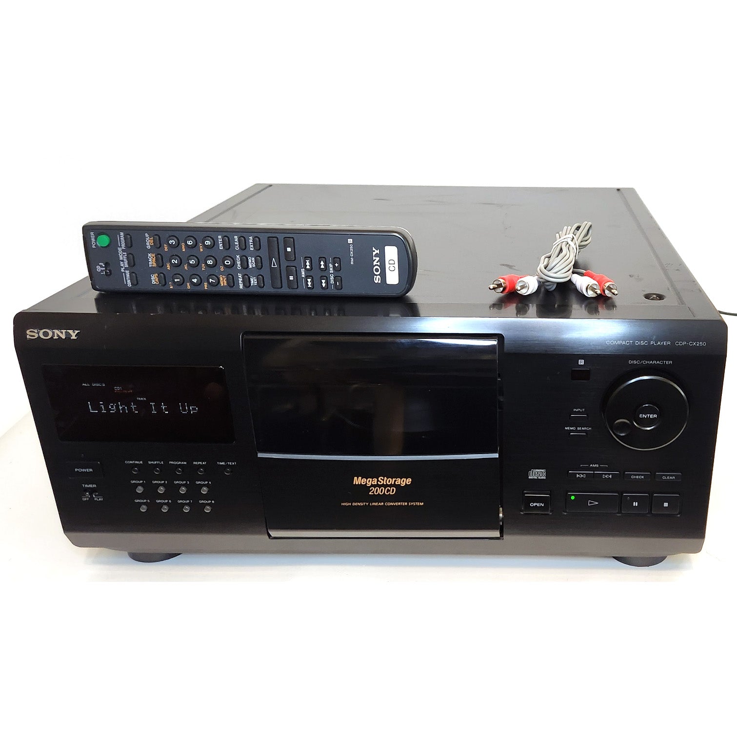 Sony CDP-CX250 MegaStorage 200 CD Changer Player – VCR-DVD.com