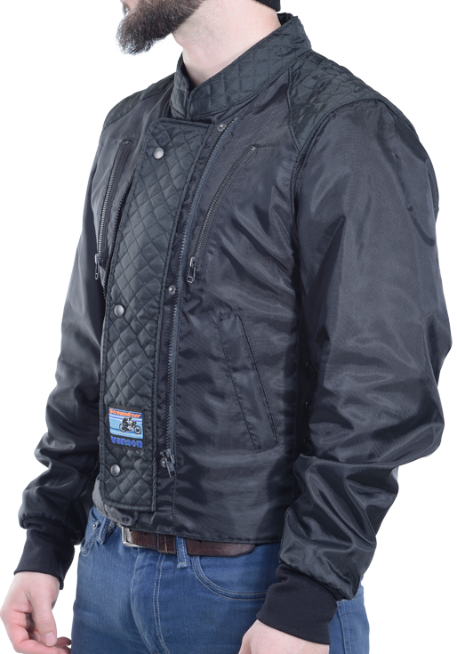 MK3 Streamliner Vest designed to snap into your Vanson Jacket