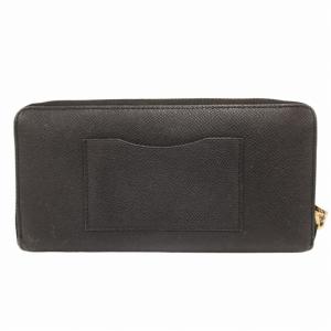 長財布 ウォレット ラウンドファスナー レザー 黒 ブラック（2024/09