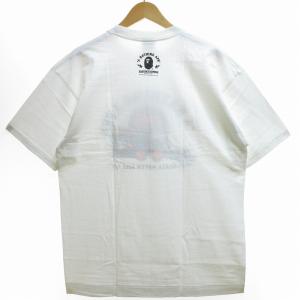 APE SHALL NEVER KILL APE Tシャツ カットソー プリント 半袖 L 白