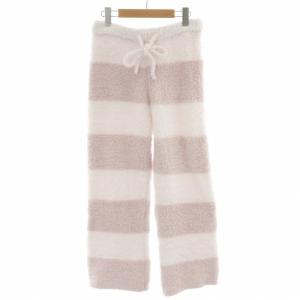 23AW ジェラピケ もこもこボーダーパンツ 靴下セット 2点セット ルーム