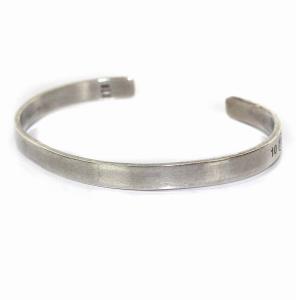 イタリア製 ナンバリング バングル ブレスレット 925 シルバー（2022