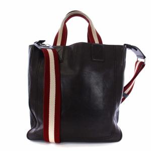 トートバッグ レザー バイカラー 紺 ネイビー ダークブラウン（2024/09