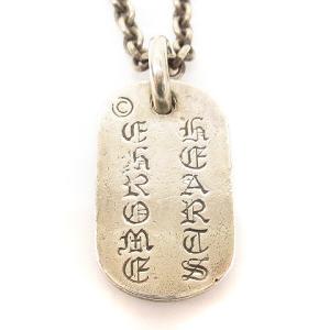 レイズドセメタリークロスドッグタグ ネックレス ペンダントトップ 925