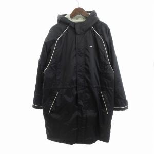 ナイキ ベンチコート 裏ボア ダブルジップ ブラック XXL 大きいサイズ