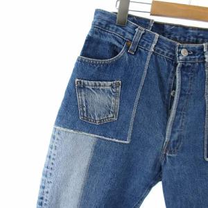 ヴィンテージリメイクデニムパンツ THE JEAN. X.0276 インディゴブルー