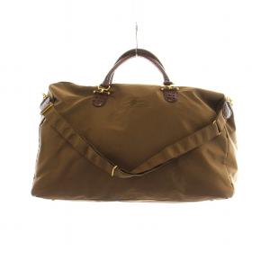 ヴィンテージ ボストンバッグ ショルダー 2WAY ロゴ ナイロン レザー