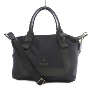 トートバッグ ショルダーバッグ 2way ナイロン リボン 紺 ネイビー 鞄