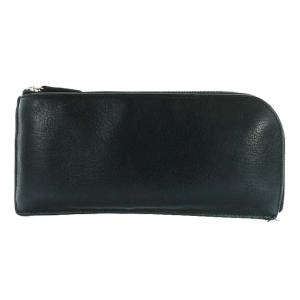 長財布 L字ファスナー レザー ブラック（2022/04/20買取） - JIL