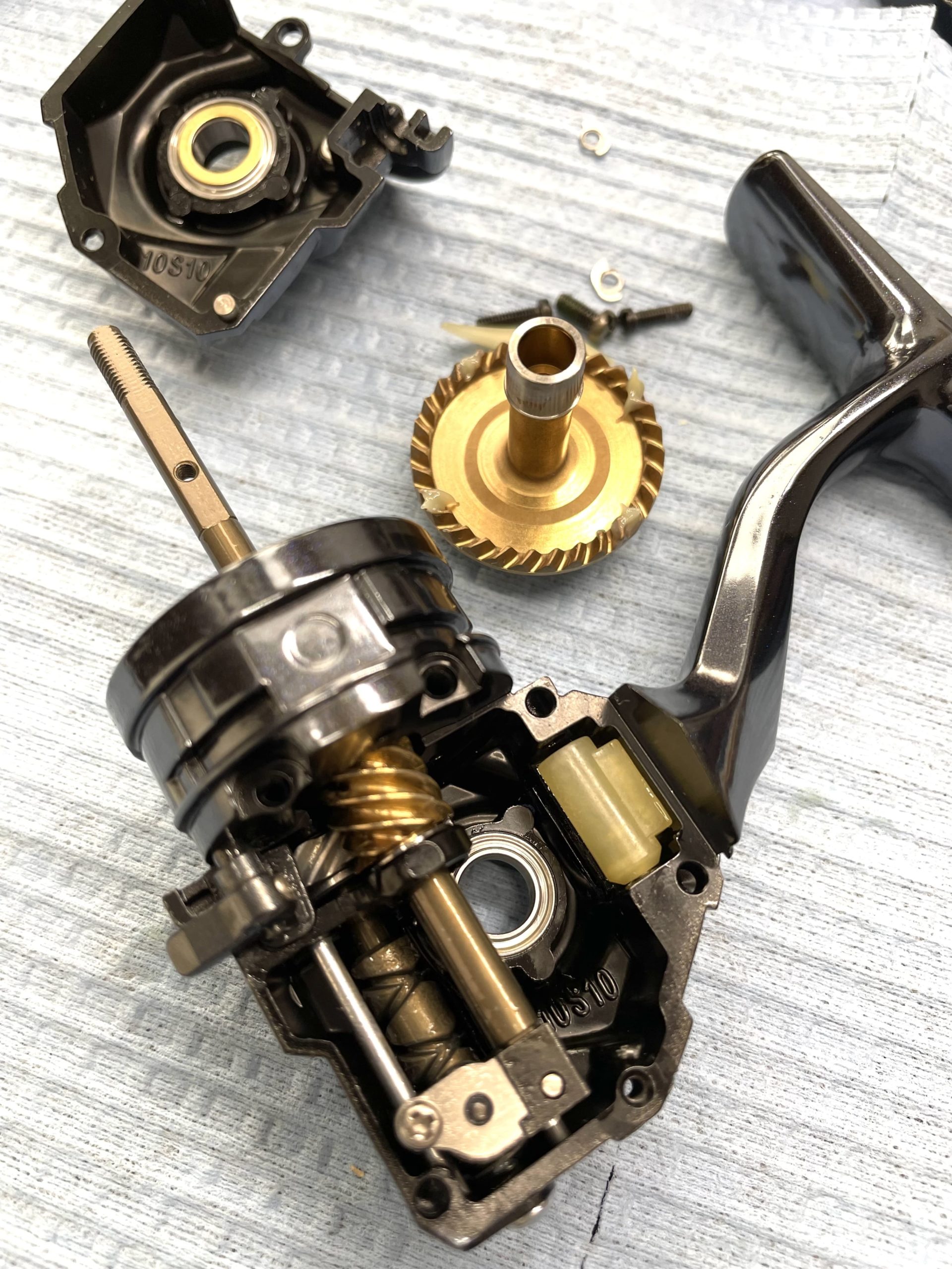 特急便 10ステラ1000S 修理 - 関西・兵庫でリールのオーバーホール