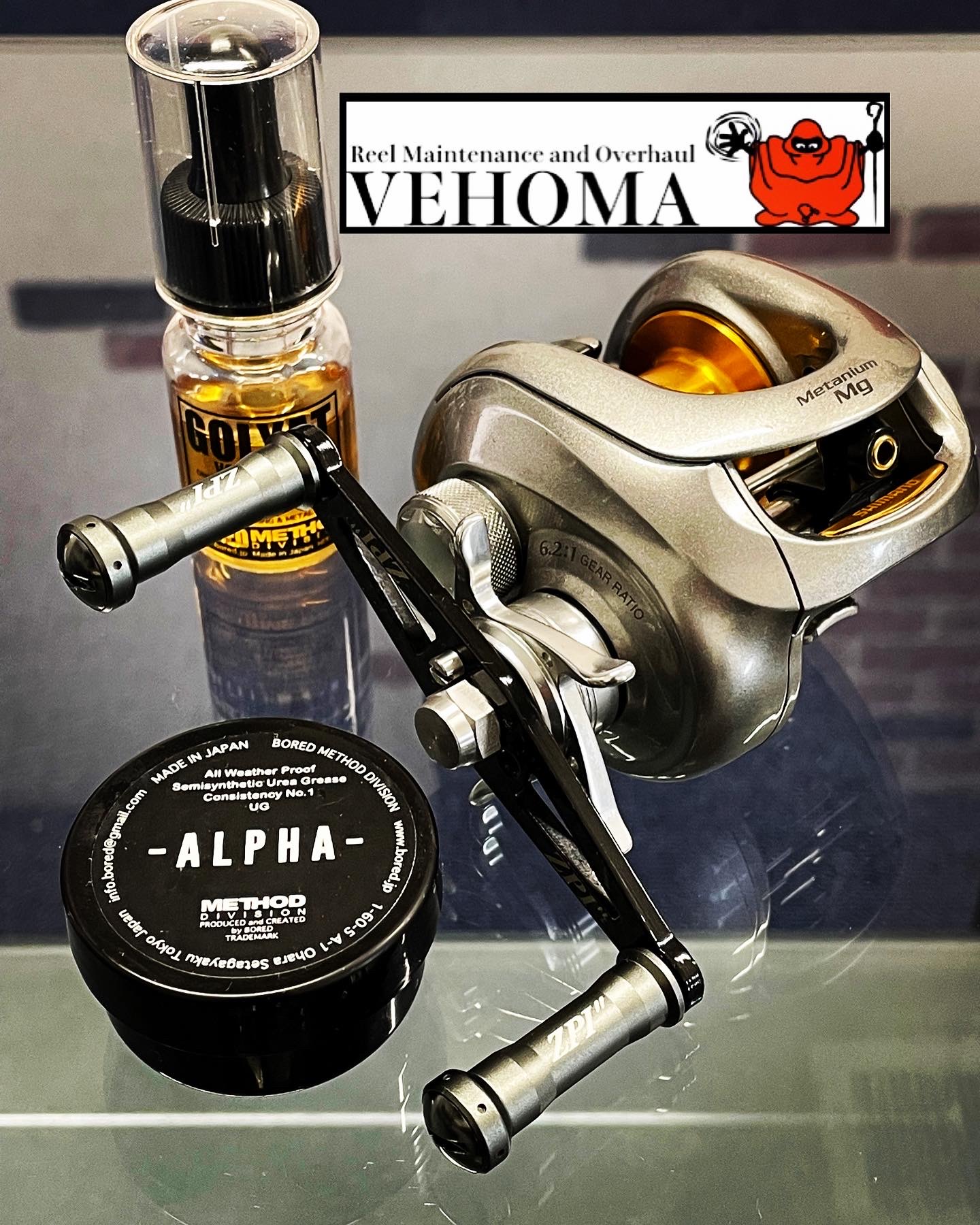 シマノ 07 メタニウムMg オーバーホール 飛距離が落ちた 内部グリス