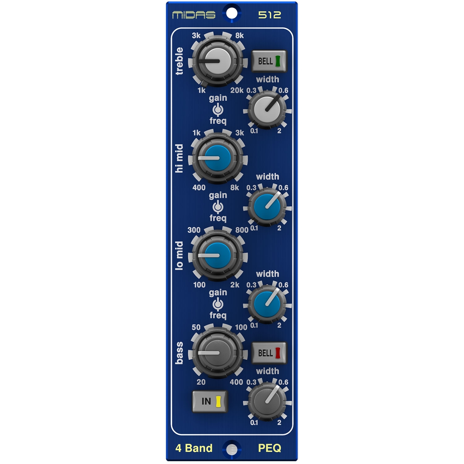 Midas 512 500 Series 4-Band Parametric Equalizer - Vintage King