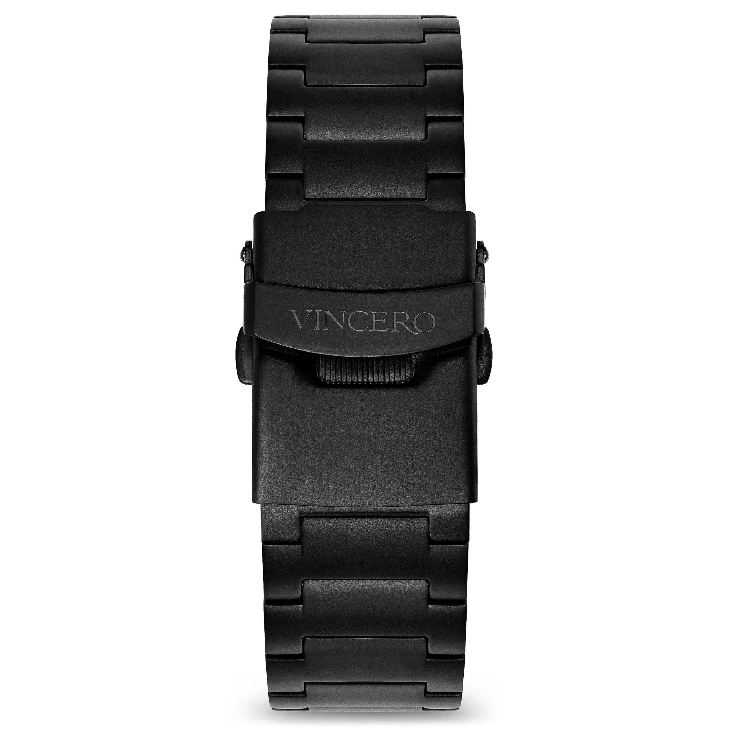 Men's Watch Strap - Modern Steel - Matte Black 20mm | Vincero