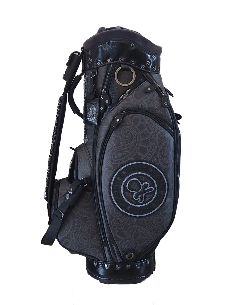 MARK&LONA - Mirage Paisley Caddy Bag | キャディバッグ | ブラック