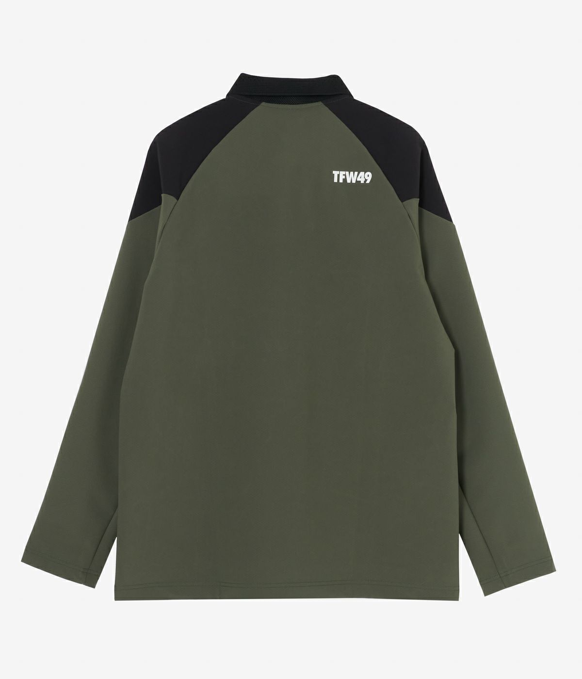 TFW49 - LONG SLEEVE POLO | ポロシャツ | カーキ | ブラック | メンズ