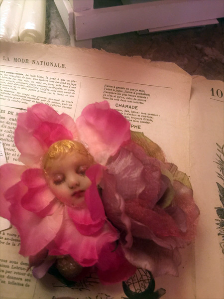 Mari Shimizu 「お花ちゃんブローチ」 淑女雑貨Toe Cocotte