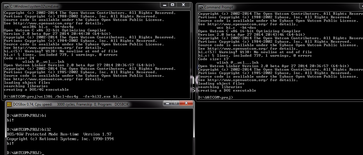 OpenWatcom v2 | Virtually Fun