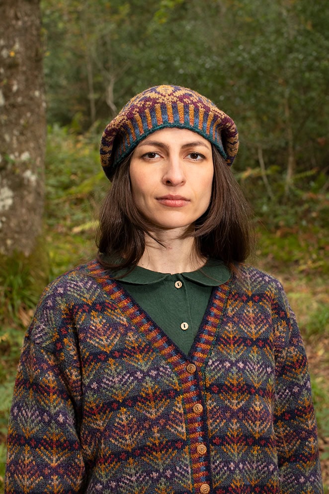 Oregon Autumn Cardigan | Virtual Yarns | Alice Starmore Yarns