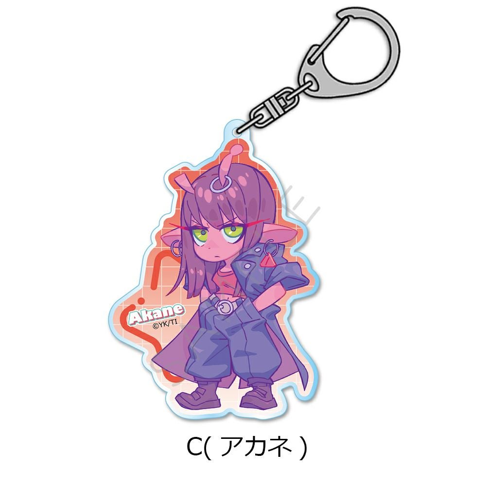 アニメ『銀河特急 ミルキー☆サブウェイ』 アクリルキーホルダー C