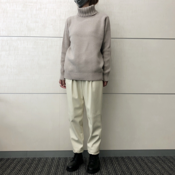 50代 ニット】4サイズ着比べ！ SLOANE×eclat「ジーロンラム×カシミヤ