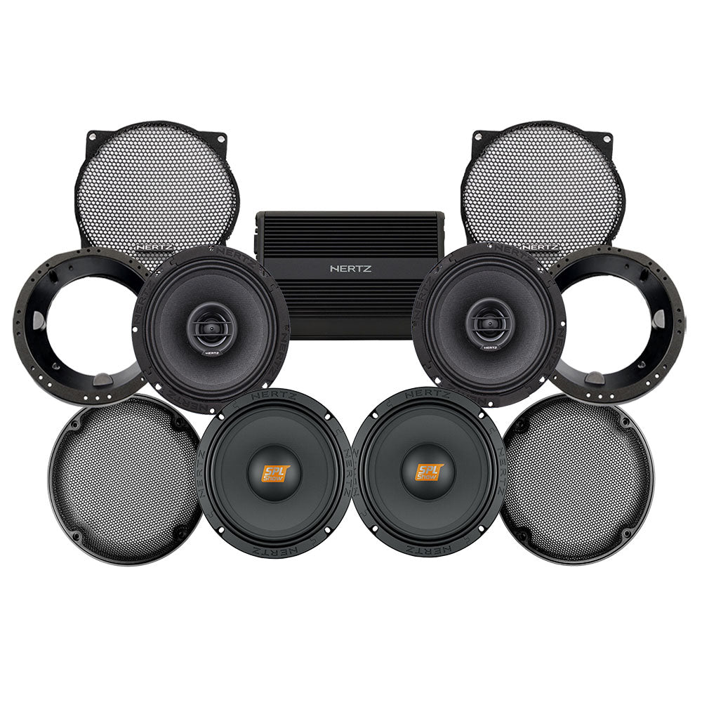Hertz Stage 4 Plug & Play Amp And Speaker Package For 1996-2013