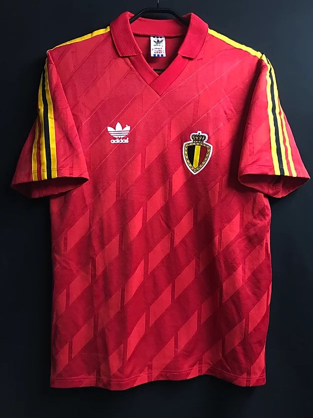 1986年、大躍進のW杯ベスト4！ベルギー代表1986/89ホームユニフォーム