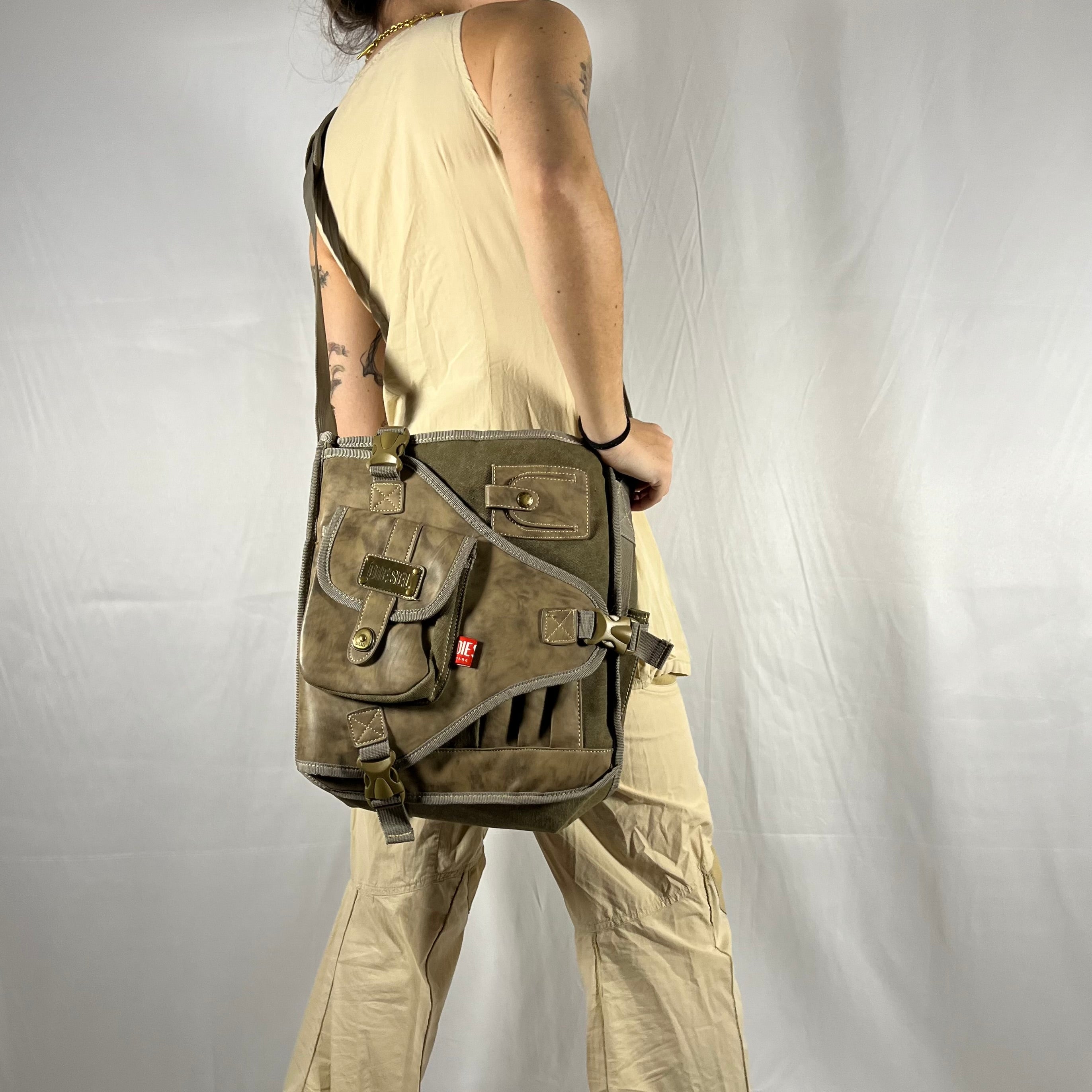 Y2K Rare Archive Diesel Bag Tactical Utility Gorpcore Cyber