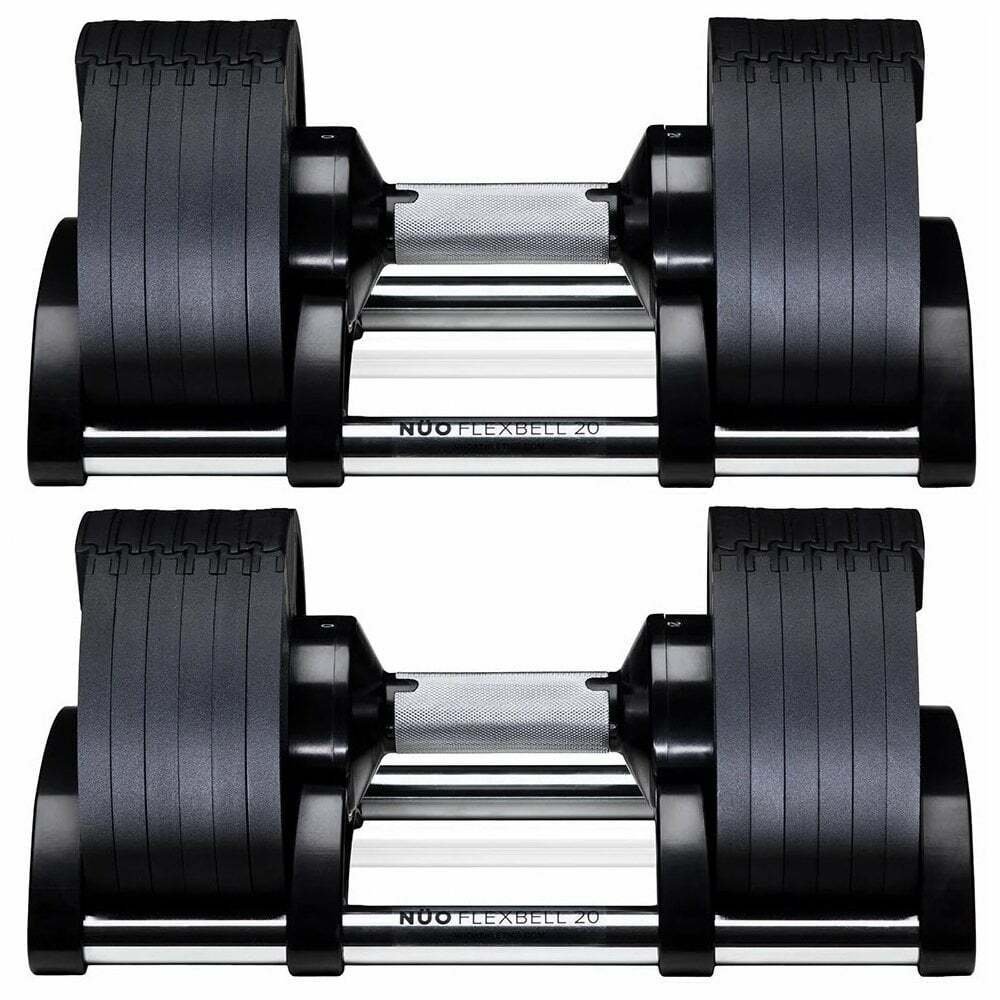 NÜO FLEXBELL 2 - 20KG ADJUSTABLE DUMBBELL PAIR - Adjustable Dumbbells