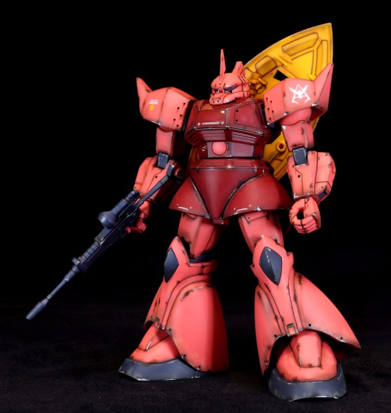 ガンプラ【HGUC ゲルググ】キットレビュー3 成形色仕上げ+ウェザリング