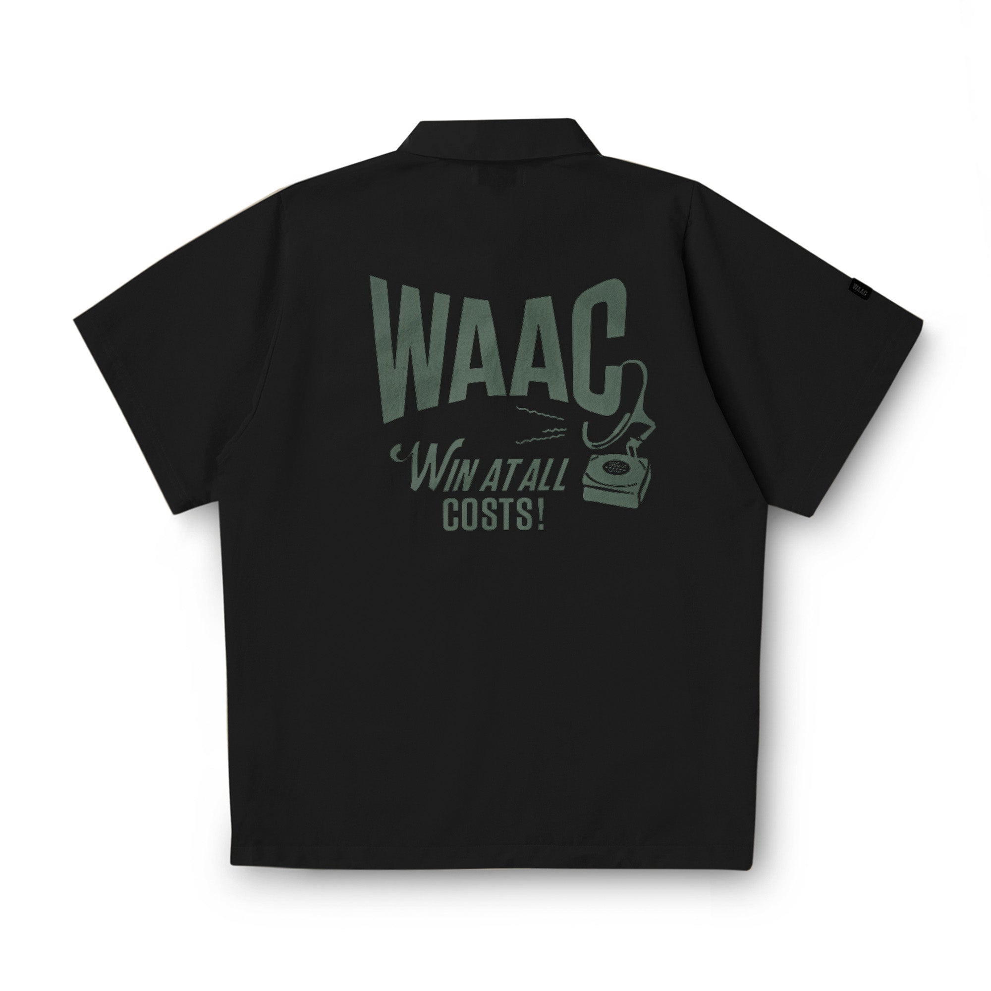 MEN ミニリップエアーポロシャツ ブラック