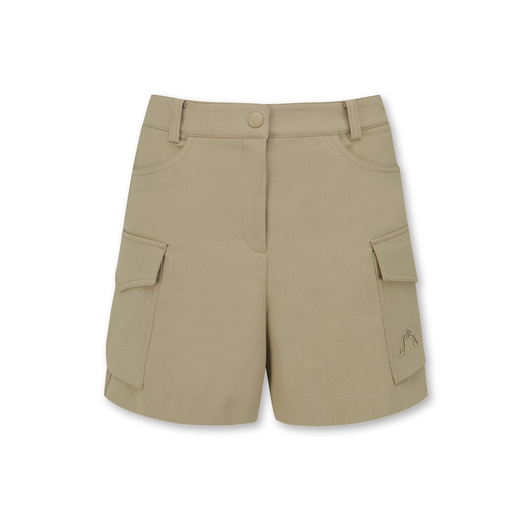 WAAC X JONES】WOMEN カーゴショートパンツ ベージュ