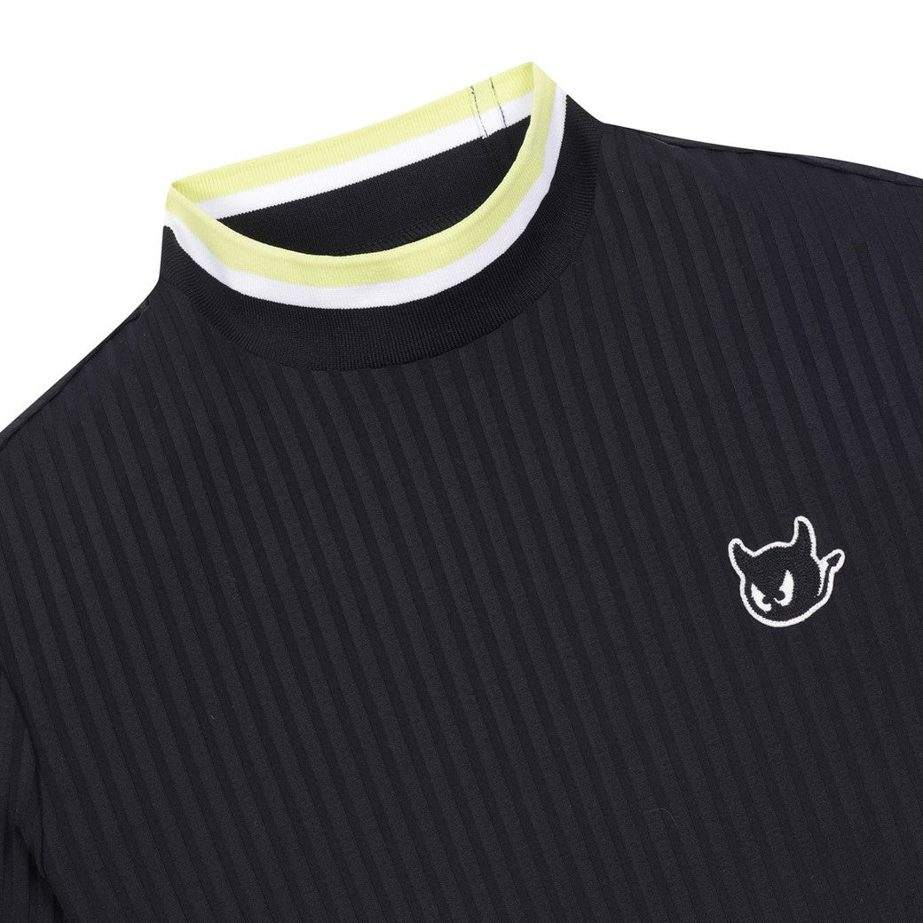 売切りセール！WAAC◇ワック◇サイドロゴラインモックネック 売切り