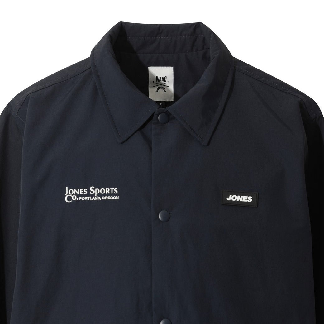 WAAC X JONES】MEN パデッドコーチジャケット ネイビー