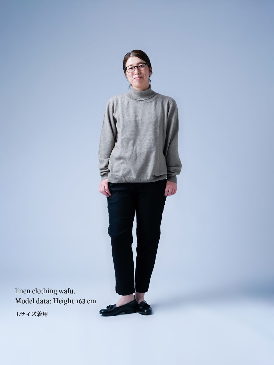 数量限定 カシミヤ100％ もっと美しく クレオパトラ タートルセーター