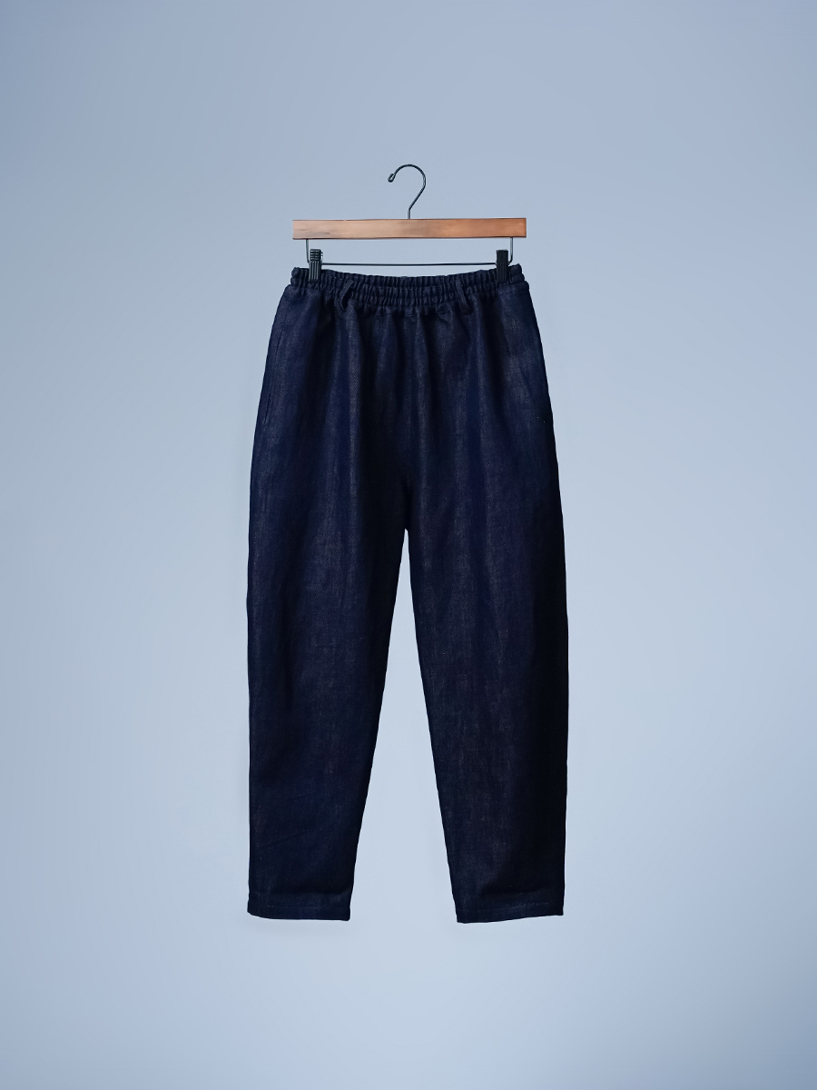 リネンデニム】みんな大好き 一番使いやすいシルエットのデニムパンツ