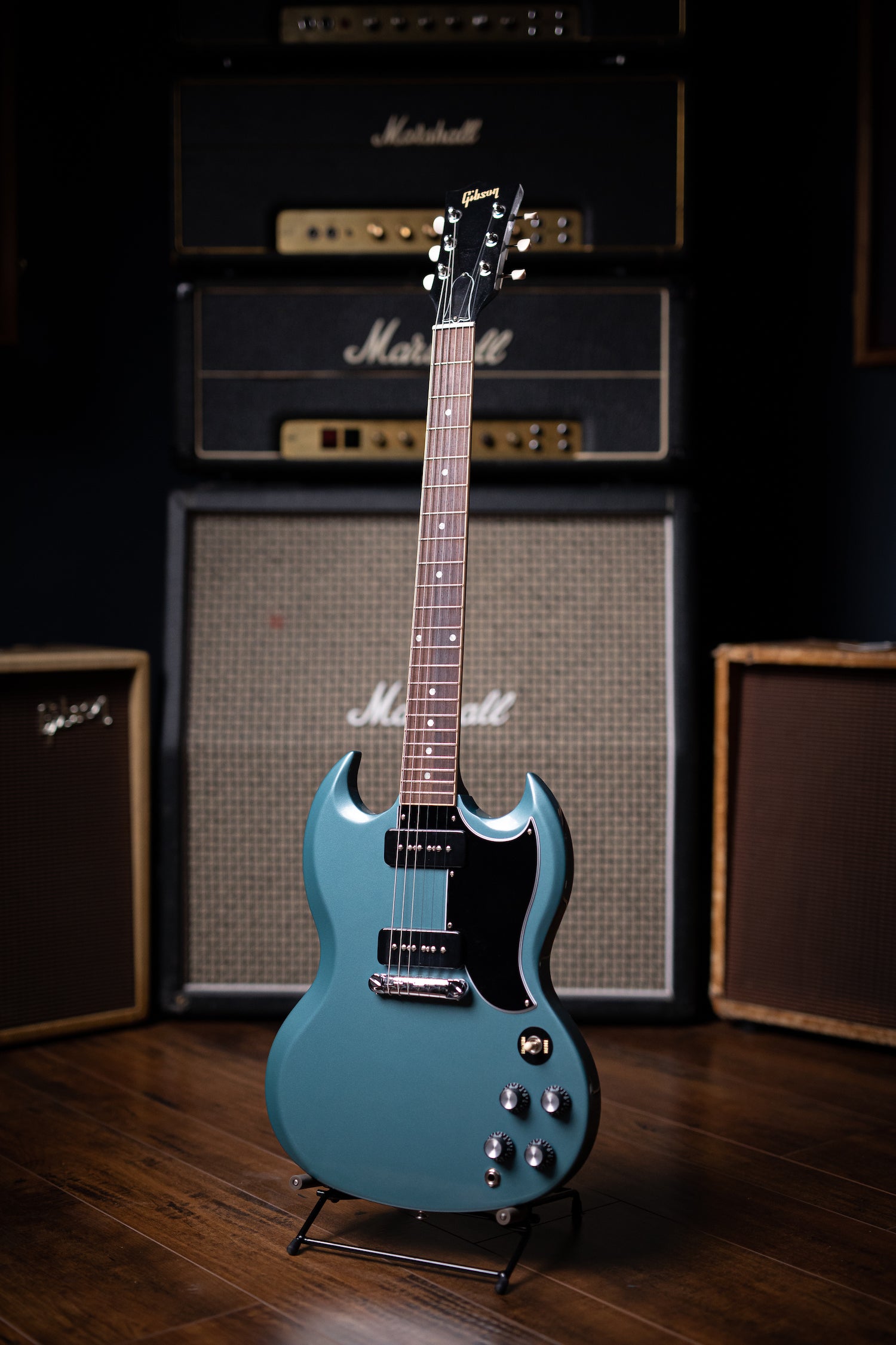 Gibson SG Special Electric Guitar - Faded Pelham Blue – Walt Grace