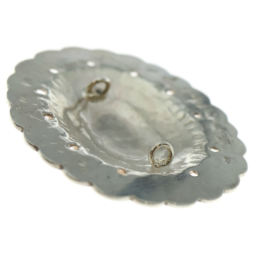 goro's(ゴローズ) 金縄ターコイズ付き特大フラワーコンチョ シルバー